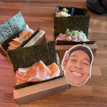 Yonsei Handrolls - Salmon belly - Japanese Near Me - Oakland, California Yonsei Handrolls - Salmon belly - Japanese Near Me - Oakland, California