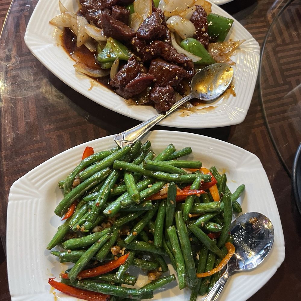 King Restaurant & Bar - Not sure but looks like Beijing beef and pork with string beans - Bars Near Me - Honolulu, Hawaii King Restaurant & Bar - Not sure but looks like Beijing beef and pork with string beans - Bars Near Me - Honolulu, Hawaii