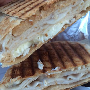 Super Smoothie - Turkey, egg white and cheese on whole wheat wrap. No cheese in mine - Juice Bars & Smoothies Near Me - Doral, Florida