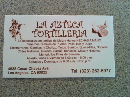 La Azteca Tortilleria by null