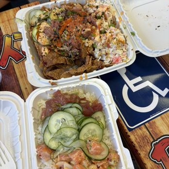 Ry's Poke Shack - Burnt poke nacho chips - Hawaiian Near Me - Pasadena, California
