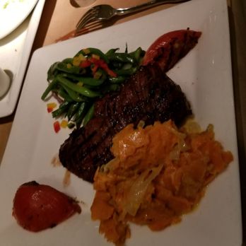 Rio Grill - Skirt steak. One of the better dishes. Good marinate on steak. Didn't think the sweet potatoes gratin was good - American Near Me - Carmel-by-the-sea, California Rio Grill - Skirt steak. One of the better dishes. Good marinate on steak. Didn't think the sweet potatoes gratin was good - American Near Me - Carmel-by-the-sea, California