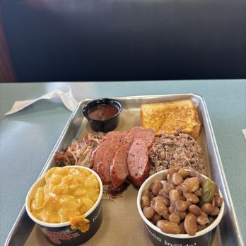 Soulman's Bar-B-Que - 3 meat meal w/ 2 sides - Barbeque Near Me - Forney, Texas