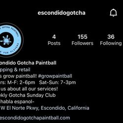 Escondido Gotcha Paintball - Store hours