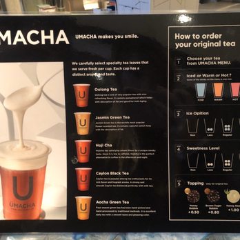 ÜMACHA - Menu - Bubble Tea Near Me - Edgewater, New Jersey ÜMACHA - Menu - Bubble Tea Near Me - Edgewater, New Jersey