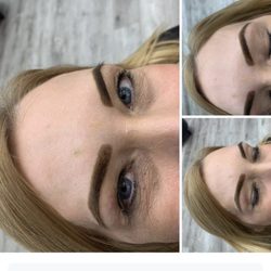 Esthetic Brow Beauty Salon - Henna color after threading