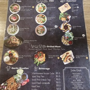 Mr Pho California Kitchen - Menu - Vietnamese Near Me - Walnut, California
