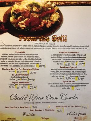 Menu photo 2 El Charro Jackson, MS