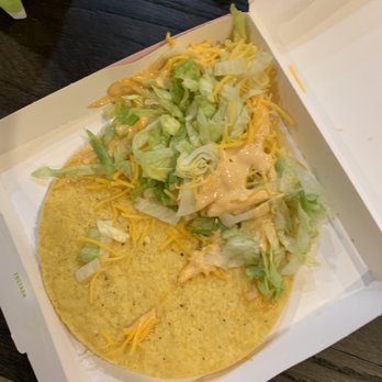 Taco Bell - It's supposed to be a "spicy tostada", google the ingredients (of which it is missing 75% of) - Fast Food Near Me - Leonardtown, Maryland Taco Bell - It's supposed to be a "spicy tostada", google the ingredients (of which it is missing 75% of) - Fast Food Near Me - Leonardtown, Maryland