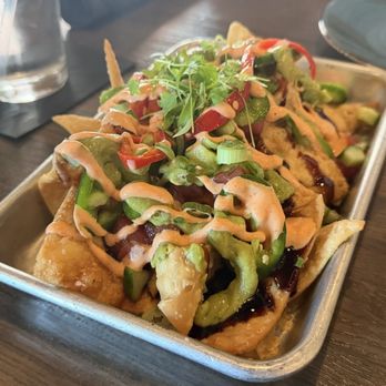 Courtyard Social - Ahi Tuna Nachos - New American Near Me - Castle Rock, Colorado
