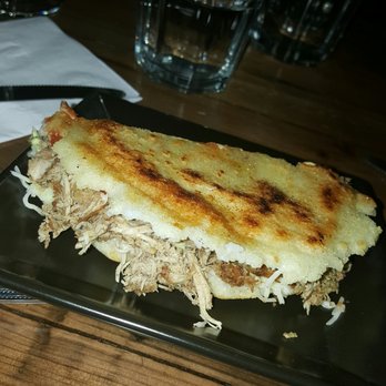 Mr Pollo - Arepa sandwich - New American Near Me - San Francisco, California