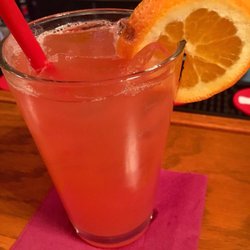 All-Star Bar & Grill - Drink was ok, Orange was sad