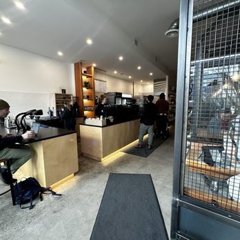 The Colombian Coffee Bar and Roastery - View from entrance - Coffee & Tea Near Me - Edmonton, Alberta The Colombian Coffee Bar and Roastery - View from entrance - Coffee & Tea Near Me - Edmonton, Alberta