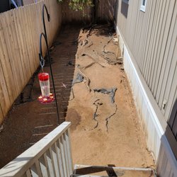 This is what the yard looked like ughhhh