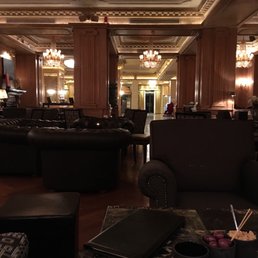 View of the lobby at the Westin from the bar