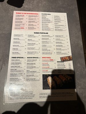 Menu photo 3 Sumo Henderson Henderson, NV Menu photo 3 Sumo Henderson Henderson, NV