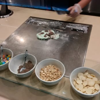 Jimmy Spices - Teppenyaki ice cream, apparently; chopped and reconstituted (gotta love that word when used with food) on either a cone or bowl - Asian Fusion Near Me - Birmingham, XWM
