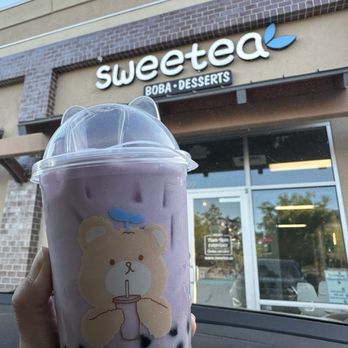 Sweetea - small taro milk w/ boba - Desserts Near Me - Auburn, California