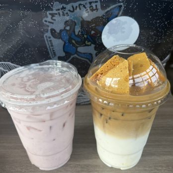 The Mugs - Strawberry milk and Dalgona Latte - Coffee & Tea Near Me - Diamond Bar, California The Mugs - Strawberry milk and Dalgona Latte - Coffee & Tea Near Me - Diamond Bar, California