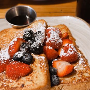 Layered - Challah french toast - Coffee & Tea Near Me - McKinney, Texas