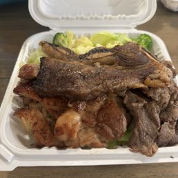 Hawaiian bbq plate