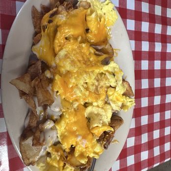 Pop's Place Bar B Q - Breakfast pocho - Barbeque Near Me - Hanceville, Alabama