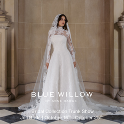Joli Bride - Bridal trunk show Blue Willow by Anne Barge