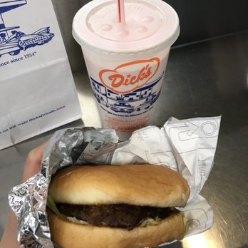 Dick's Drive-In - Dick's special burger and strawberry shake - Burgers Near Me - Seattle, Washington
