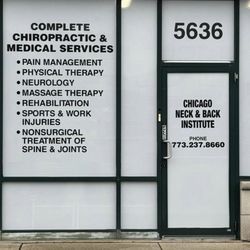 Chicago Neck & Back Institute - New Office front
