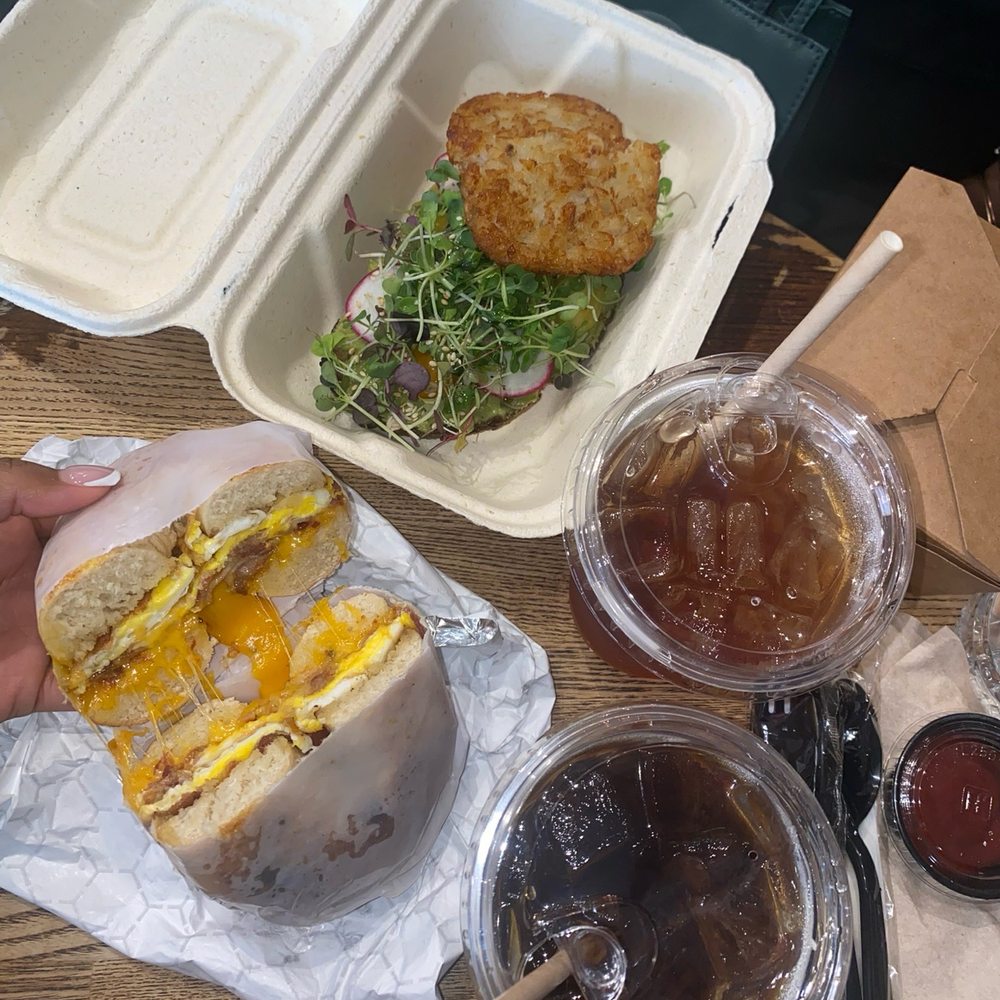 Forever Coffee - Cold Brew, bacon egg and cheese bagel, avocado toast, hash brown - Coffee & Tea Near Me - New York, New York Forever Coffee - Cold Brew, bacon egg and cheese bagel, avocado toast, hash brown - Coffee & Tea Near Me - New York, New York
