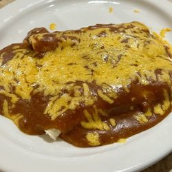 Taqueria Los Potros de Jalisco - Three a la carte cheese enchiladas.