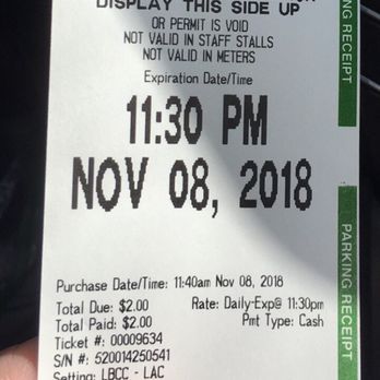Long Beach City College - Daily Parking Permits - $2 Dollars. - Colleges & Universities Near Me - Long Beach, California