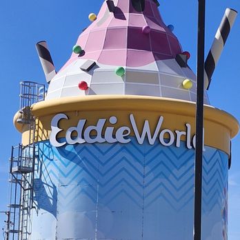 EddieWorld - You can't miss the giant sundae in the desert. Turn here! - Service Stations Near Me - Yermo, California
