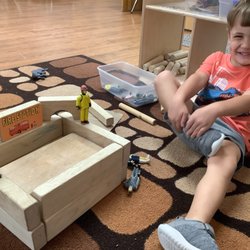 Childcare Network - Building big dreams, one block at a time! Block play helps kids develop problem-solving skills, creativity, and coordination.