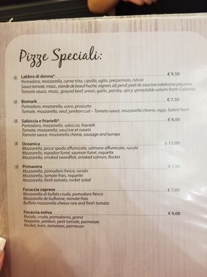Menu photo 2 Le Due Lanterne Ventimiglia, IM