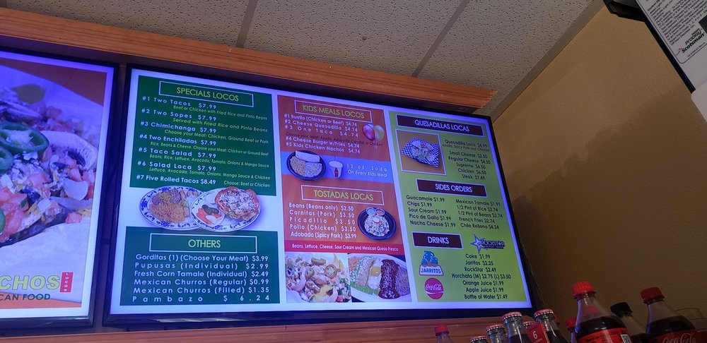 Nachos Locos Mexican Food
