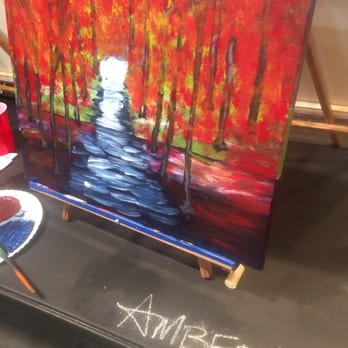 Pinot's Palette - My painting!! - Art Classes Near Me - Webster Groves, Missouri