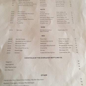 South Press - The list at south press - Wine Bars Near Me - South Yarra, VIC