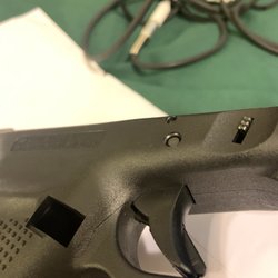 Surefire Ammunition - Right behind the trigger guard you can see a hairline crack rendering the pistol unsafe!