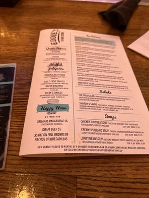 Menu photo 8 Eddie’s Tex-Mex Cocina Dallas, TX