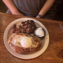 Fillet baked potato
