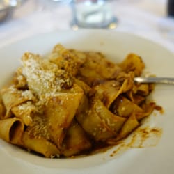 La Torretta - PAPPARDELLE AL  CINGHIALE Breitbandnudeln mit Wildschweinragout für 9,00 €