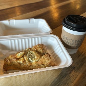 Ascend Coffee - Savory scone with herbs and feta - Coffee & Tea Near Me - Indianapolis, Indiana