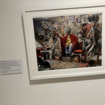 Intuit Art Museum - Ted Degener, Gregory Womack, Mr. Imagination, Sits On A Bottle Cap Throne In His Home In Bethlehem, Pennsylvania, 2006 - Art Museums Near Me - Chicago, Illinois