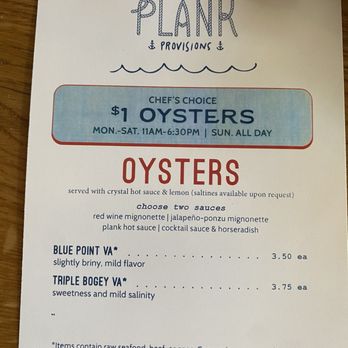 Plank Provisions - Seafood Near Me - Omaha, Nebraska