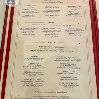 Maggiano's Little Italy - Menu - Appetizers - Italian Near Me - Atlanta, Georgia Maggiano's Little Italy - Menu - Appetizers - Italian Near Me - Atlanta, Georgia