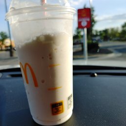Vanilla milkshake instead of strawberry.