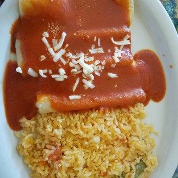 El Mexicano - Cheese enchiladas with rice - Seafood Near Me - Alamo, Tennessee