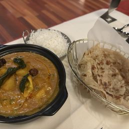 Udupi kurma with Malabari Paratha Udupi kurma with Malabari Paratha