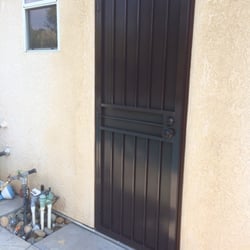 Con-Door Security Wrought Iron Work - Custom matched color to match the doors of my home.